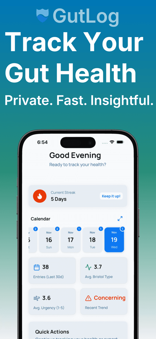 GutLog App Screenshot